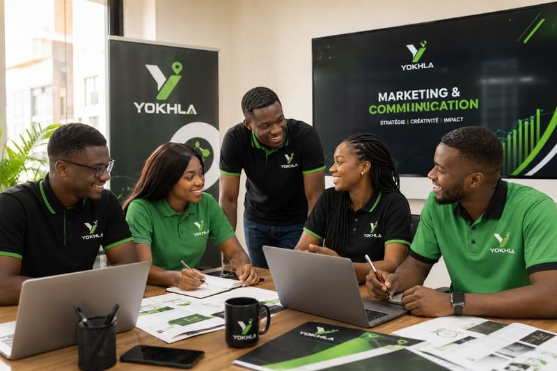 L'équipe YOKHLA de KALIX Technologies en réunion à Dakar